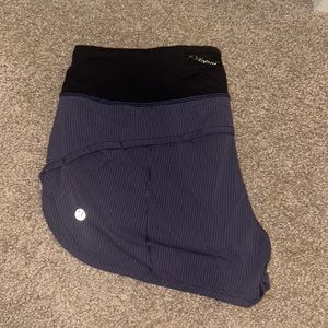 Navy and Black Lululemon Shorts